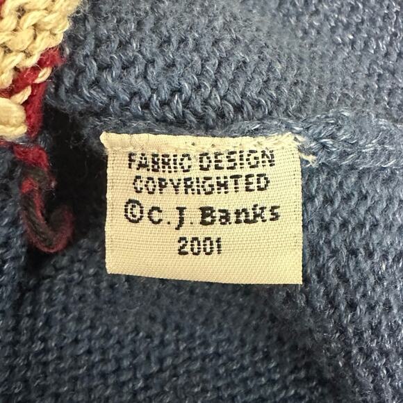 CJ Banks Christopher&Banks Embroidered Sweater USA Flag Women’s 3X Ramie Cotton - Picture 6 of 8